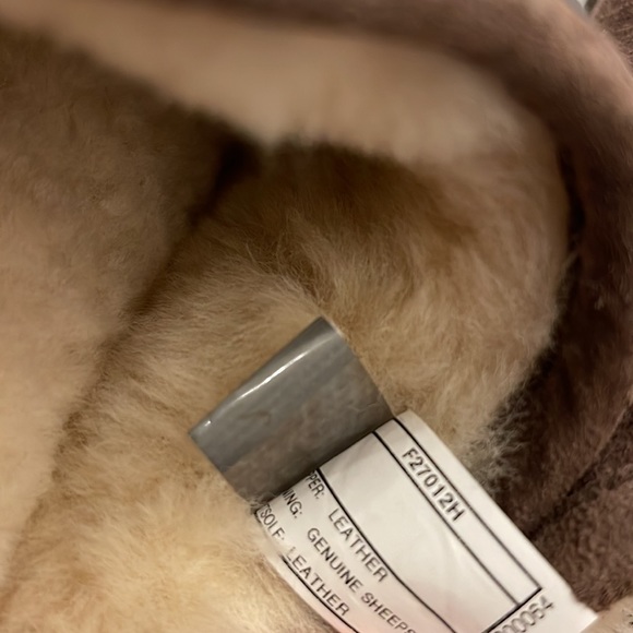 Ugg Scuff Sheepskin Suede Sherpa Lined Slippers 14 - Picture 4 of 6